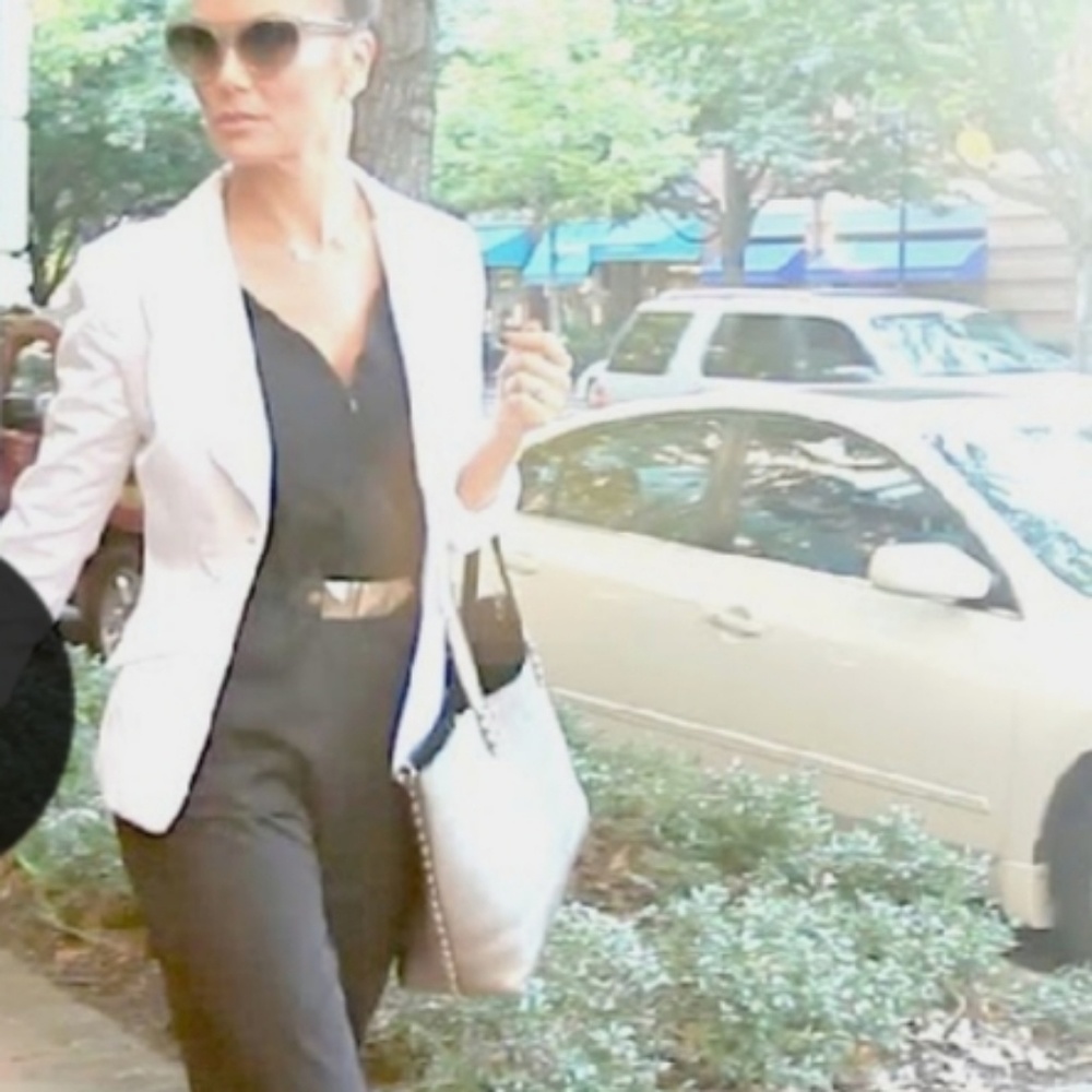 Ann Taylor white blazer